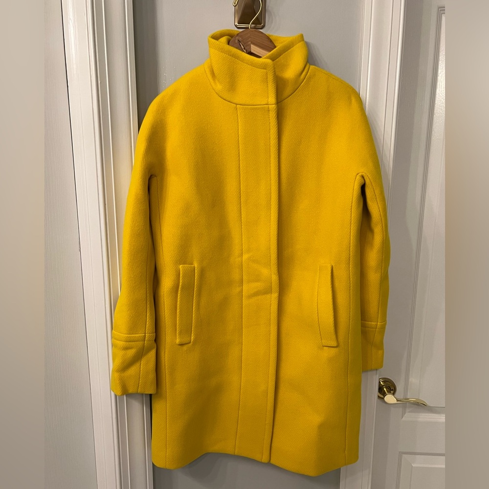 Yellow Women's Coat By J Crew